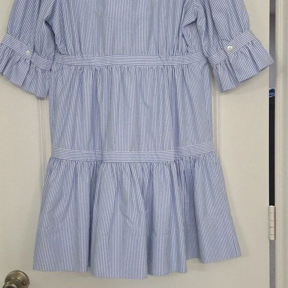 Gretchen Scott Designs Blue And White Striped Dress. Great Condition! - Picture 6 of 11